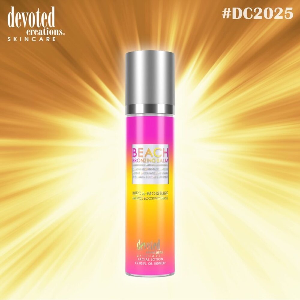 Devoted Creations Beach Bronzing Balm Facial Tanning Lotion New 2025!
